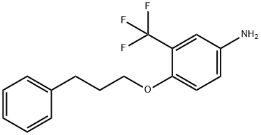 4-(3-PHENYLPROPOXY)-3-(TRIFLUOROMETHYL)ANILINE 结构式