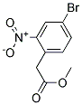 METHYL 2-(4-BROMO-2-NITROPHENYL)ACETATE 结构式