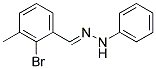 N-(2-BROMO-3-METHYL-BENZYLIDENE)-N'-PHENYL-HYDRAZINE 结构式