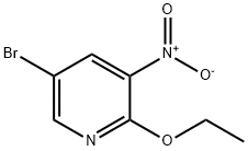 5-溴-2-乙氧基-3-硝基吡啶 结构式