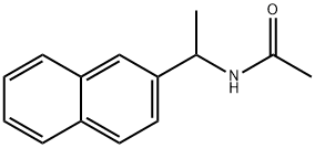 N-(1-(NAPHTHALEN-2-YL)ETHYL)ACETAMIDE 结构式