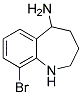 9-Bromo-2,3,4,5-tetrahydro-1H-benzo[b]azepin-5-ylamine 结构式