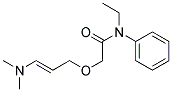 N-[3-DIMETHYLAMINO-2-ALLYLOXY] PHENYL-N-ETHYL ACETAMIDE 结构式