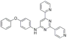 (4-PHENOXY-PHENYL)-(6-PYRIDIN-2-YL-2-PYRIDIN-4-YL-PYRIMIDIN-4-YL)-AMINE 结构式