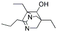 5,7-DIETHYL-2-PROPYL-1,3-DIAZATRICYCLO[3.3.1.1(3,7)]DECAN-6-OL 结构式