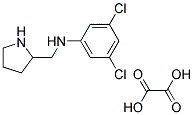 3,5-DICHLORO-N-(PYRROLIDIN-2-YLMETHYL)ANILINE OXALATE 结构式