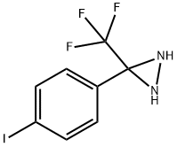 3-(4-IODO-PHENYL)-3-TRIFLUOROMETHYL-DIAZIRIDINE 结构式