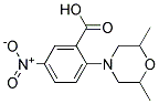 5-NITRO-2-(2,6-DIMETHYLMORPHOLIN-4-YL)BENZOIC ACID 结构式