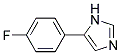 5-(4-FLUORO-PHENYL)-1H-IMIDAZOLE 结构式