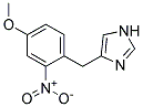 4-(4-METHOXY-2-NITRO-BENZYL)-1H-IMIDAZOLE 结构式