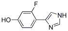 3-FLUORO-4-(1H-IMIDAZOL-4-YL)-PHENOL 结构式