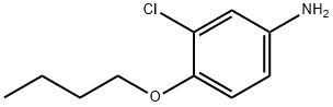 4-丁氧基-3-氯苯胺 结构式