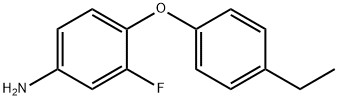 4-(4-ETHYLPHENOXY)-3-FLUOROANILINE 结构式