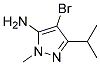 4-BROMO-5-ISOPROPYL-2-METHYL-2H-PYRAZOL-3-YLAMINE 结构式