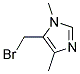 5-(BROMOMETHYL)-1,4-DIMETHYL-1H-IMIDAZOLE 结构式