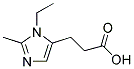 3-(3-Ethyl-2-methylimidazol-4-yl)-propionic acid 结构式