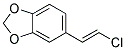 5-((E)-2-Chloro-vinyl)-benzo[1,3]dioxole 结构式