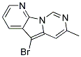 5-Bromo-7-methyl-pyrido[3',2':4,5]pyrrolo[1,2-c]pyrimidine 结构式