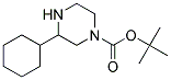 3-Cyclohexyl-piperazine-1-carboxylic acid tert-butyl ester 结构式