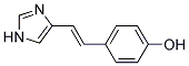 4-[2-(1H-Imidazol-4-yl)-vinyl]-phenol 结构式