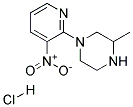 3-METHYL-1-(3-NITROPYRIDIN-2-YL)PIPERAZINE HYDROCHLORIDE 结构式