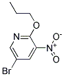 5-BROMO-3-NITRO-2-PROPOXY-PYRIDINE 结构式