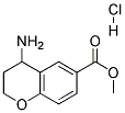 4-AMINO-CHROMAN-6-CARBOXYLIC ACID METHYL ESTER HYDROCHLORIDE 结构式