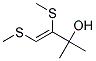 (Z)-2-METHYL-3,4-BIS-METHYLSULFANYL-BUT-3-EN-2-OL 结构式