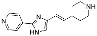 4-[4-(2-PIPERIDIN-4-YLVINYL)IMIDAZOL-2-YL]PYRIDINE 结构式