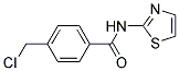 4-Chloromethyl-N-thiazol-2-yl-benzamide 结构式