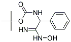 [(N-HYDROXYCARBAMIMIDOYL)-PHENYL-METHYL]-CARBAMIC ACID TERT-BUTYL ESTER 结构式