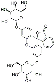 FLUORESCEIN DI-GLUCOPYRANOSIDE 结构式