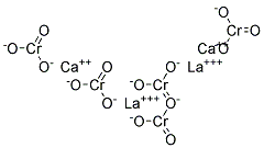 CALCIUM LANTHANUM CHROMITE 结构式