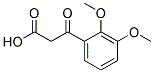3-(2,3-DIMETHOXY-PHENYL)-3-OXO-PROPIONIC ACID 结构式