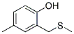 2-(METHYLTIOMETHYL)-4-METHYLPHENOL 结构式