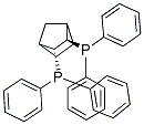 (2R,3R)-(-)-2,3-BIS(DIPHENYLPHOSPHINO)BICYCLO[2.2.1]HEPTANE 结构式