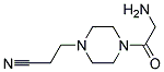 3-[4-(2-AMINO-ACETYL)-PIPERAZIN-1-YL]-PROPIONITRILE 结构式