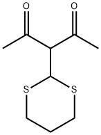 3-(1,3-二噻烷-2-基)-2,4-戊二酮 结构式