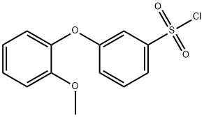 3-(2-甲氧基苯氧基)苯磺酰氯 结构式