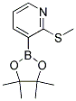 2-(甲硫基)吡啶-3-硼酸频哪酯 结构式
