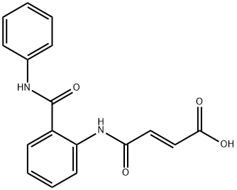 3-(2-PHENYLCARBAMOYL-PHENYLCARBAMOYL)-ACRYLIC ACID 结构式