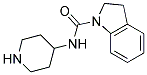 N-PIPERIDIN-4-YLINDOLINE-1-CARBOXAMIDE 结构式