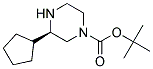 (R)-3-CYCLOPENTYL-PIPERAZINE-1-CARBOXYLIC ACID TERT-BUTYL ESTER 结构式