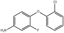 4-(2-CHLOROPHENOXY)-3-FLUOROANILINE 结构式