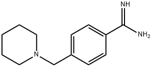 4-PIPERIDIN-1-YLMETHYL-BENZAMIDINE 结构式