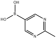 2-甲基嘧啶-5-硼酸 结构式