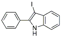 3-IODO-2-PHENYL-1H-INDOLE 结构式