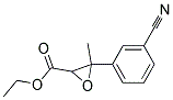 3-(3-CYANO-PHENYL)-3-METHYL-OXIRANE-2-CARBOXYLIC ACID ETHYL ESTER 结构式