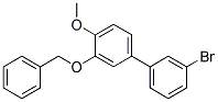 3-BENZYLOXY-3'-BROMO-4-METHOXY-BIPHENYL 结构式