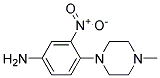 3-NITRO-4-(4-METHYLPIPERAZIN-1-YL)ANILINE 结构式